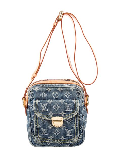 louis vuitton denim crossbody bag.